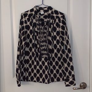 J.Crew Ikat Print Blouse